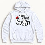 True Crime Queen — garment mockup or size chart