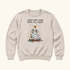 Don't Get Your Tinsel in a Tangle Duck — garment mockup or size chart