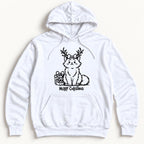 Merry Christmas Antler Cat — garment mockup or size chart