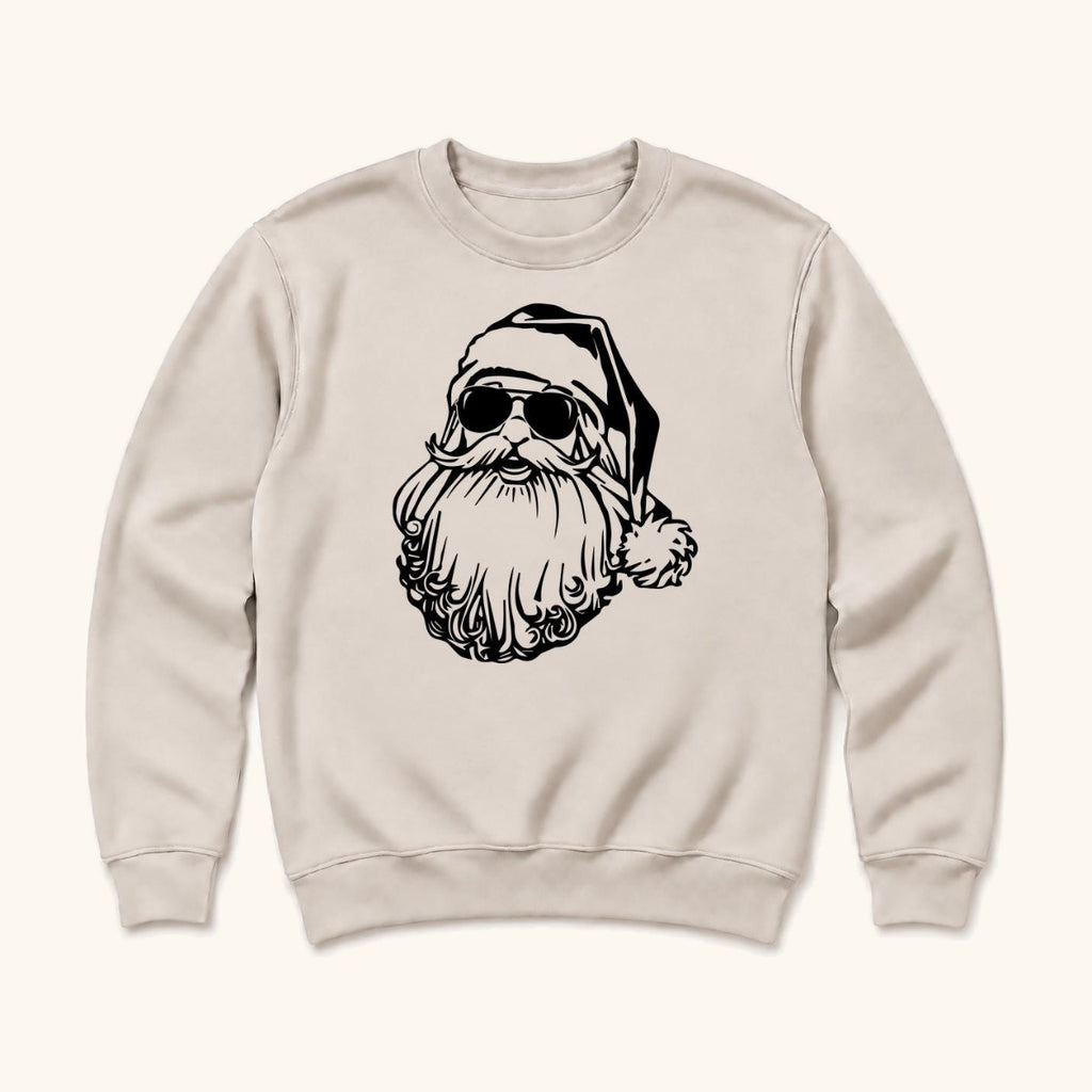 Santa Sunglasses — garment mockup or size chart