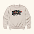 Merry Christmas Lights — garment mockup or size chart