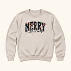 Merry Christmas Lights — garment mockup or size chart