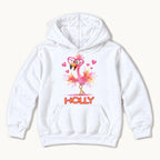 Personalized Flamingo — garment mockup or size chart