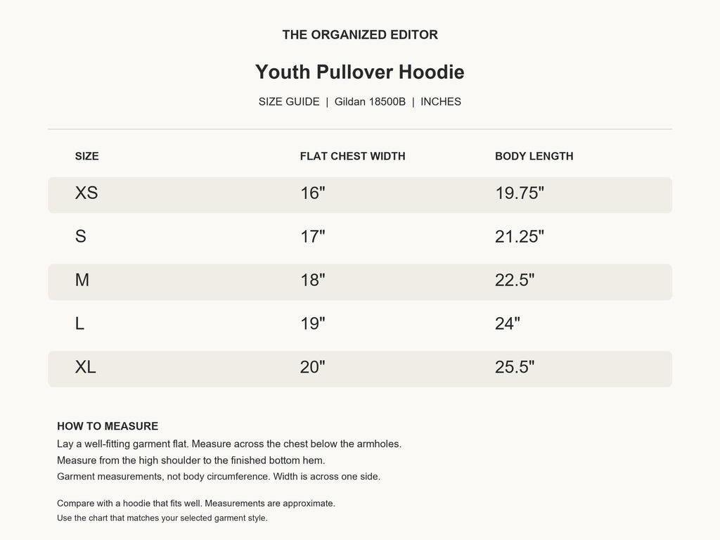 Cute Fish — garment mockup or size chart