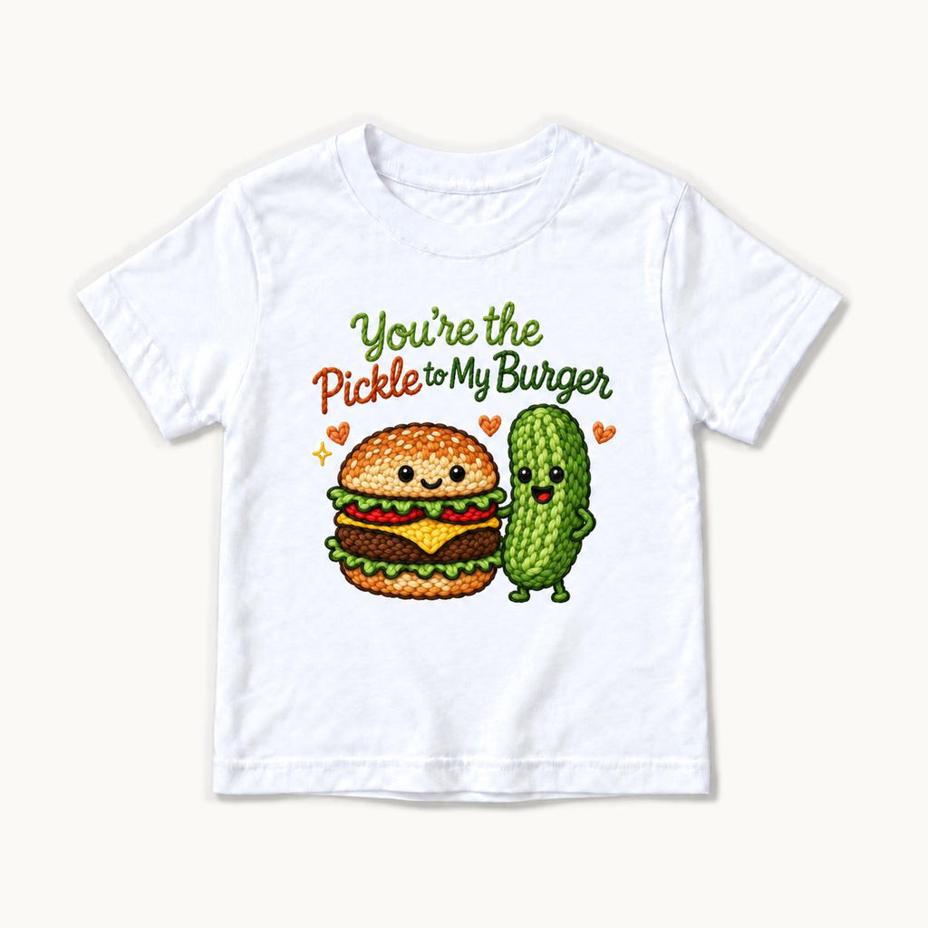 You’re the Pickle to My Burger — garment mockup or size chart