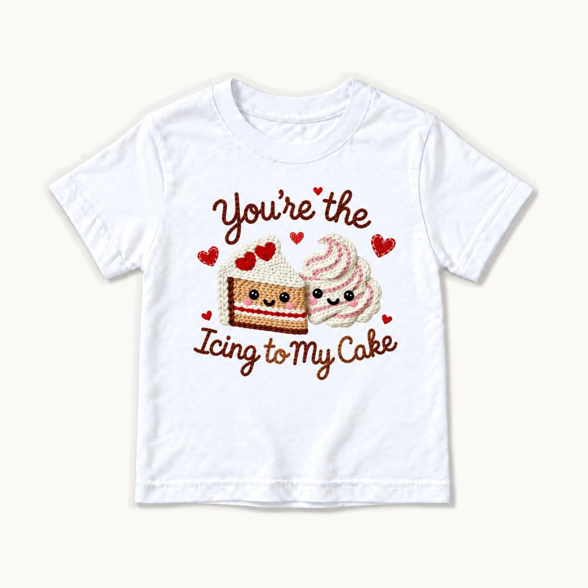 You’re the Icing to My Cake — garment mockup or size chart