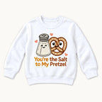 You’re the Salt to My Pretzel — garment mockup or size chart