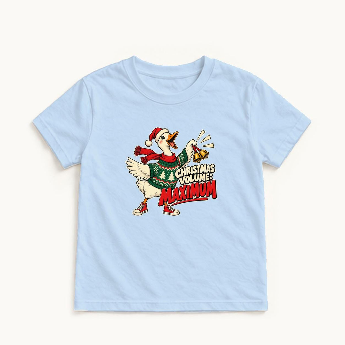 Christmas Volume Maximum — garment mockup or size chart