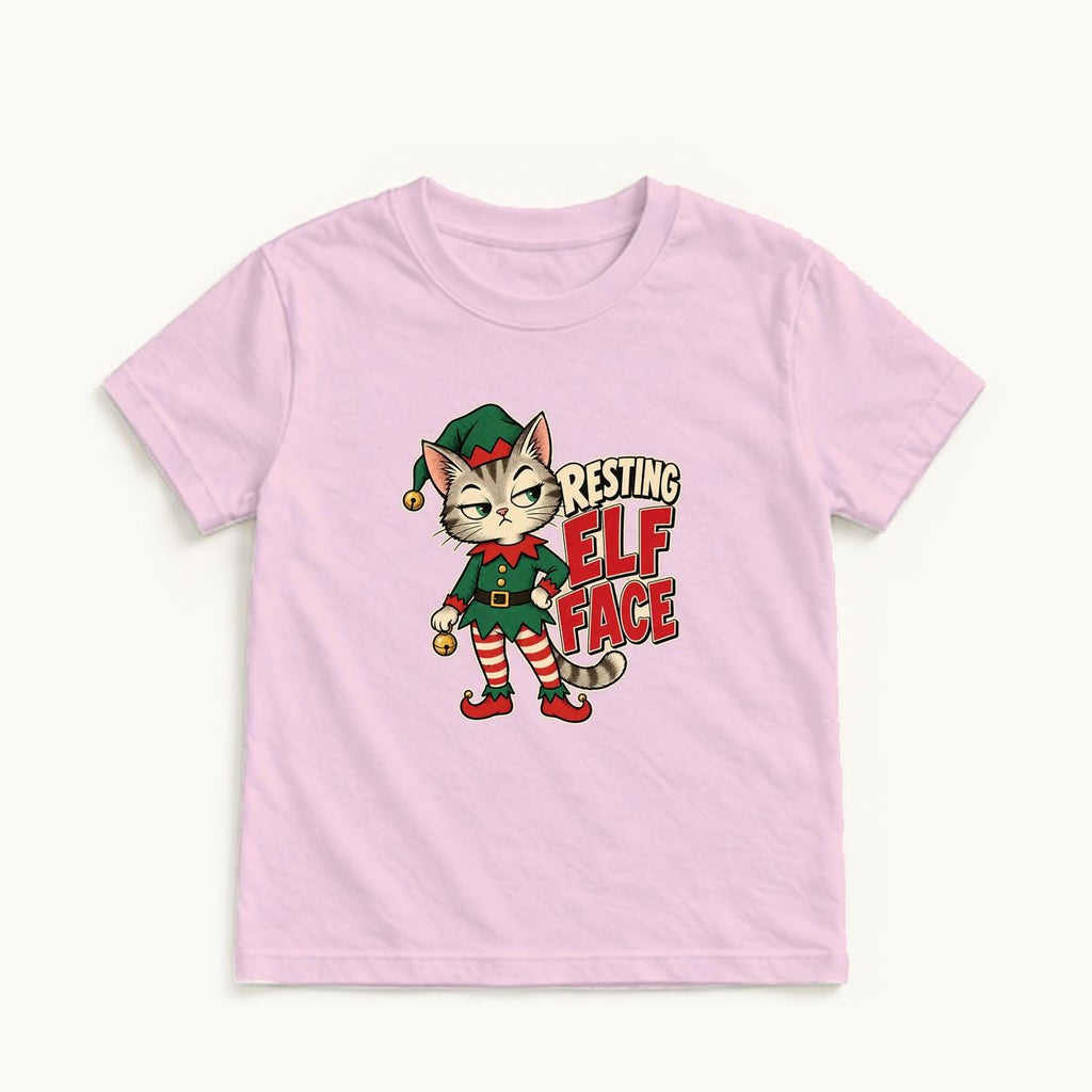 Resting Elf Face — garment mockup or size chart