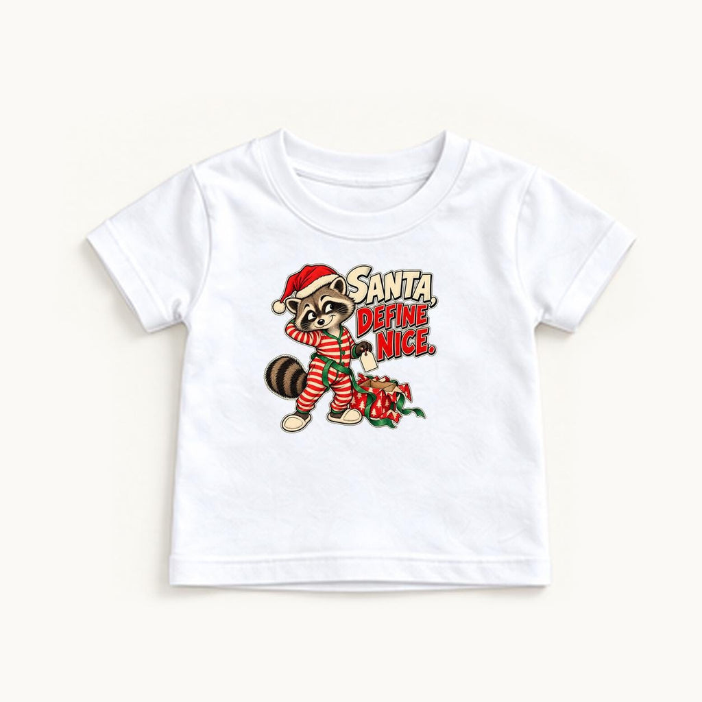 Santa Define Nice — garment mockup or size chart