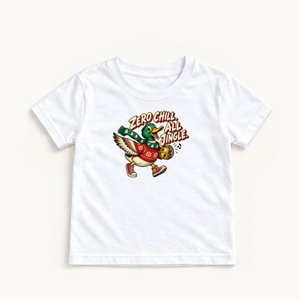 Zero Chill All Jingle — garment mockup or size chart