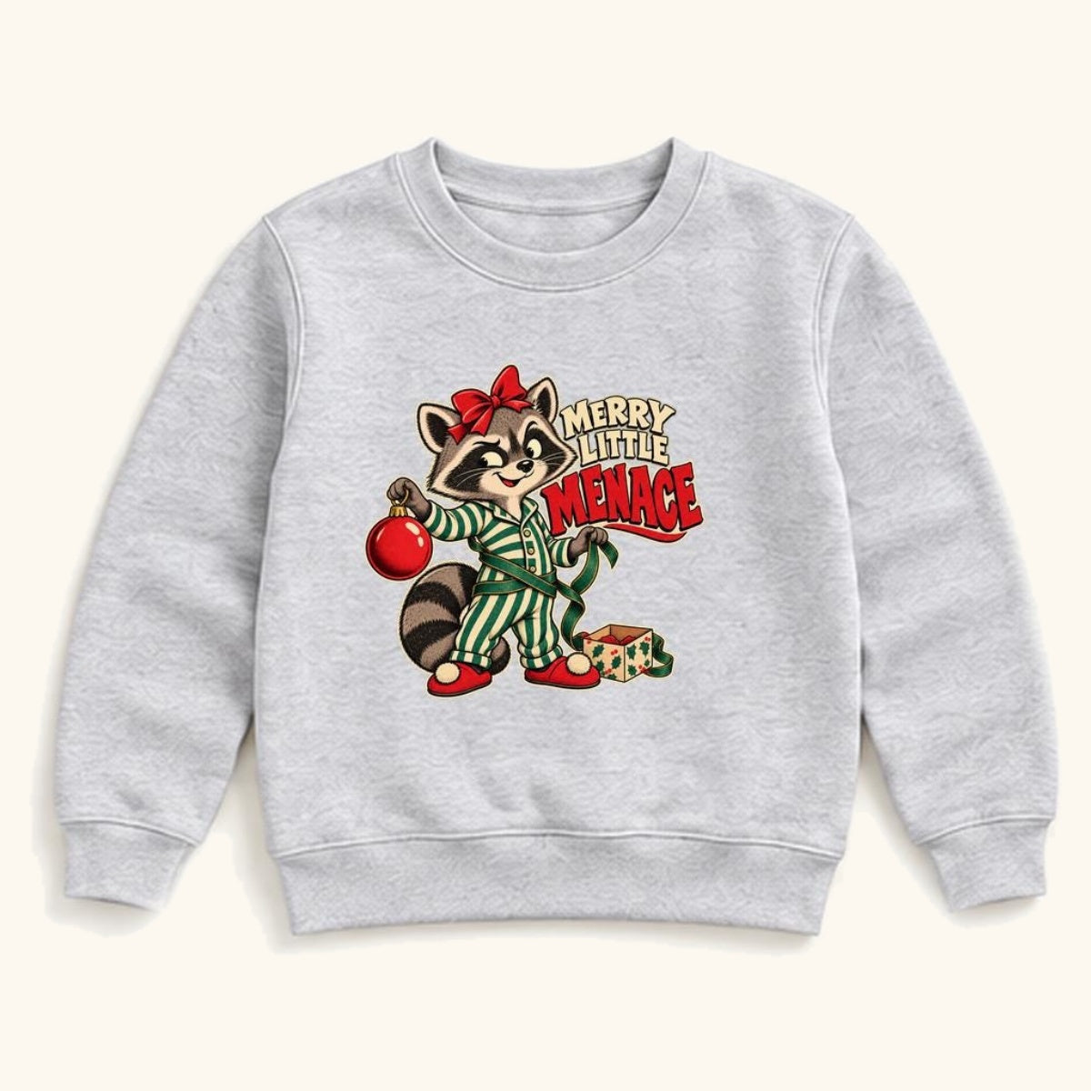 Merry Little Menace — garment mockup or size chart