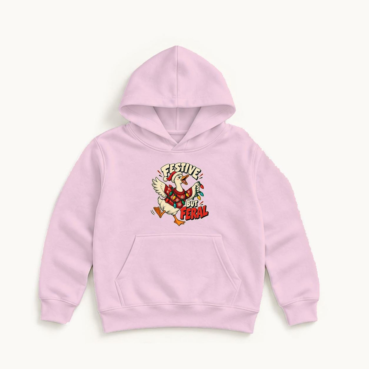 Festive But Feral — garment mockup or size chart