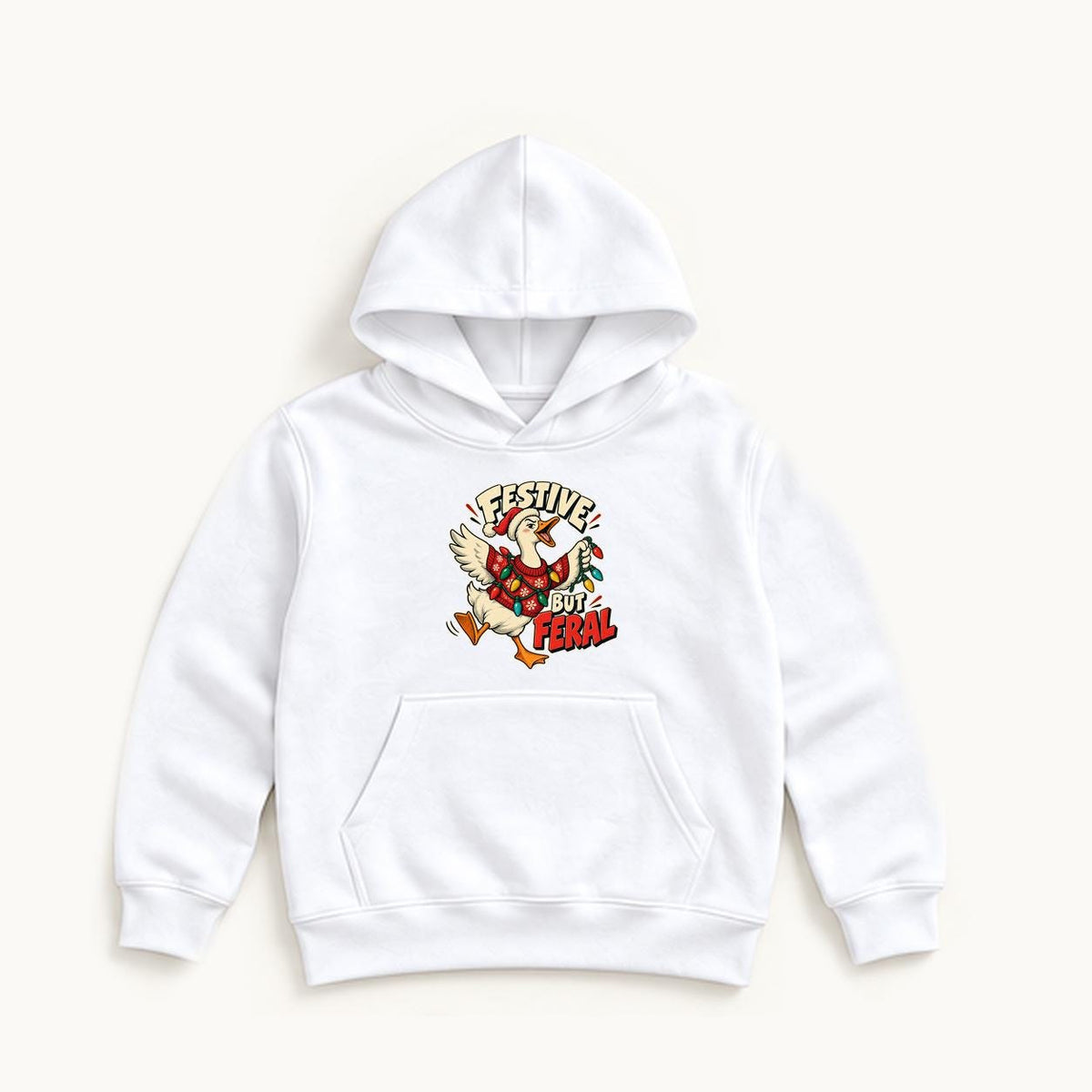 Festive But Feral — garment mockup or size chart