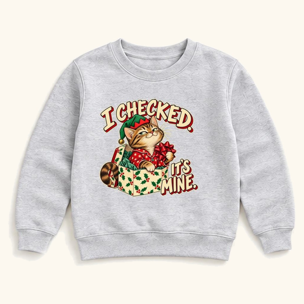 I Checked Its Mine — garment mockup or size chart