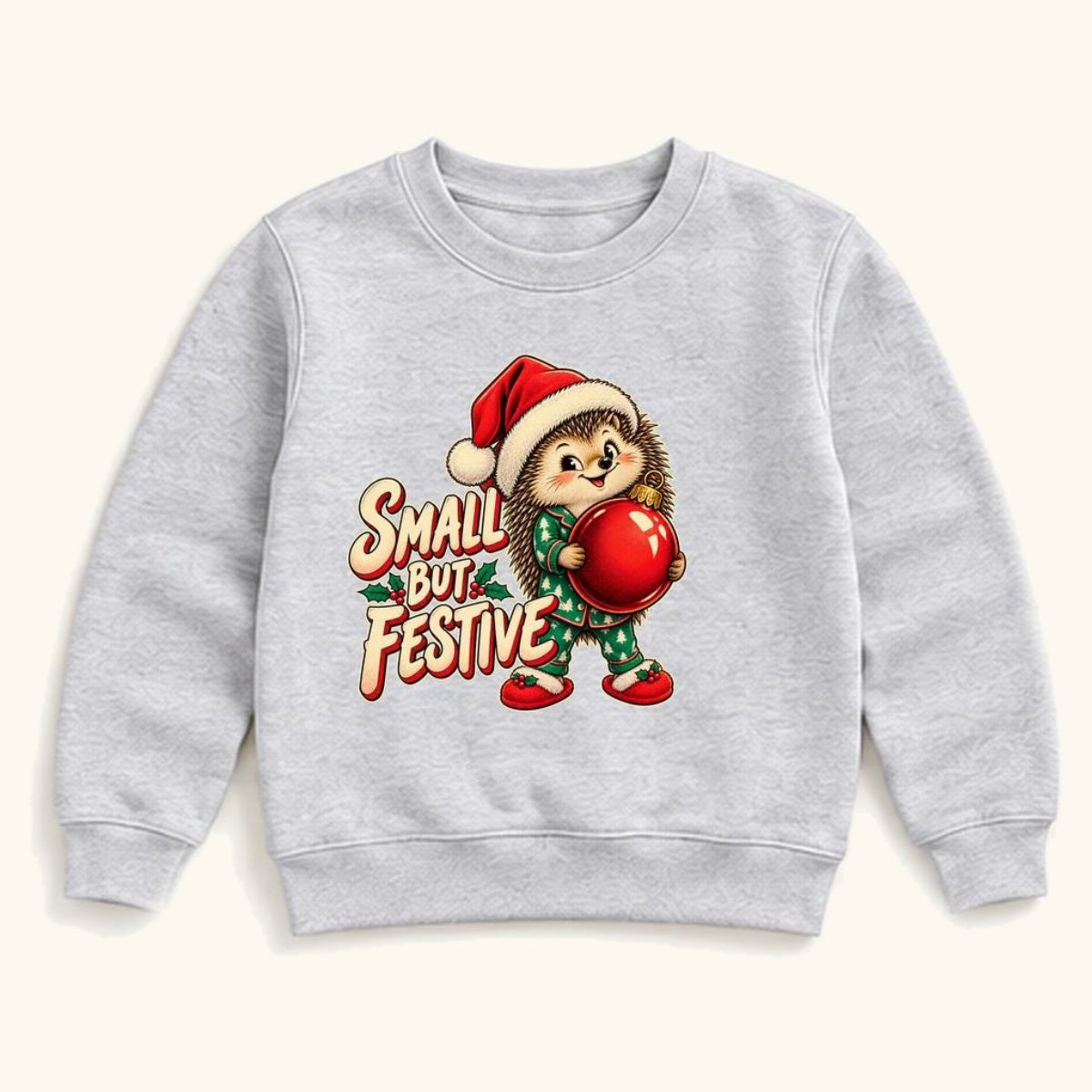 Small But Festive — garment mockup or size chart