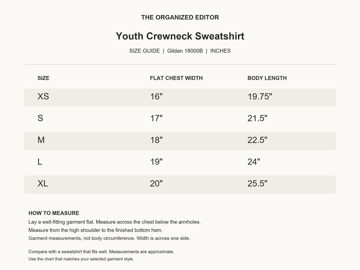 Small But Festive — garment mockup or size chart