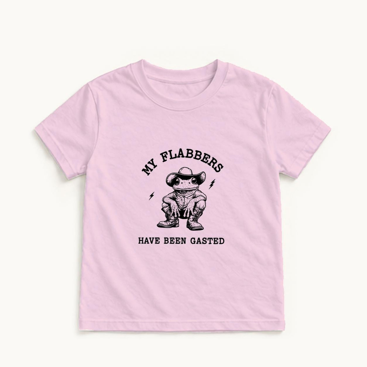 My Flabbers Have Been Gasted — garment mockup or size chart