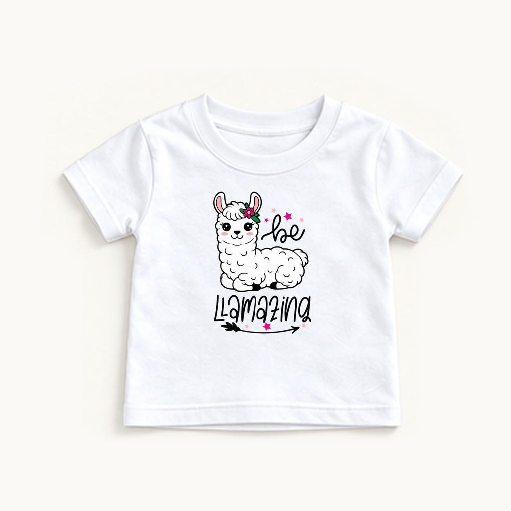 Be Llamazing — garment mockup or size chart