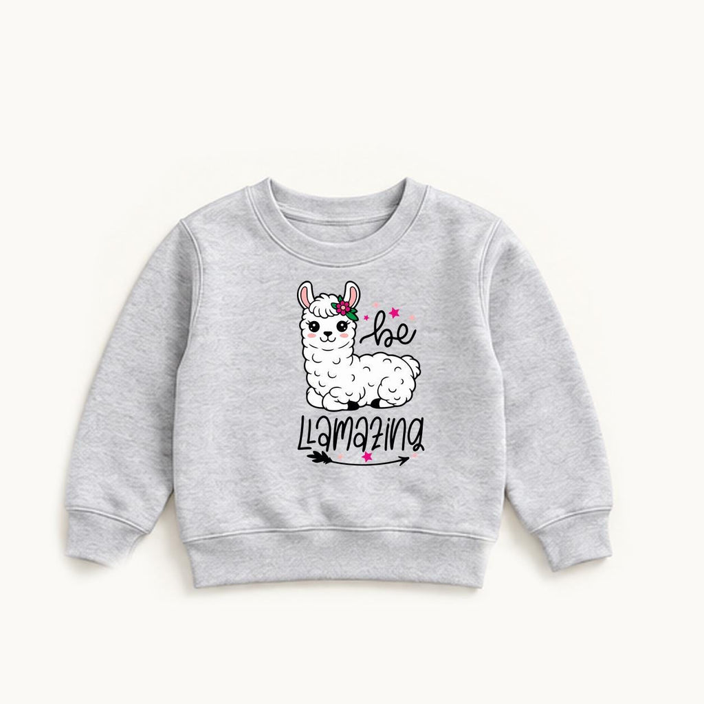 Be Llamazing — garment mockup or size chart