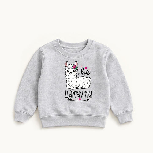 Be Llamazing — garment mockup or size chart
