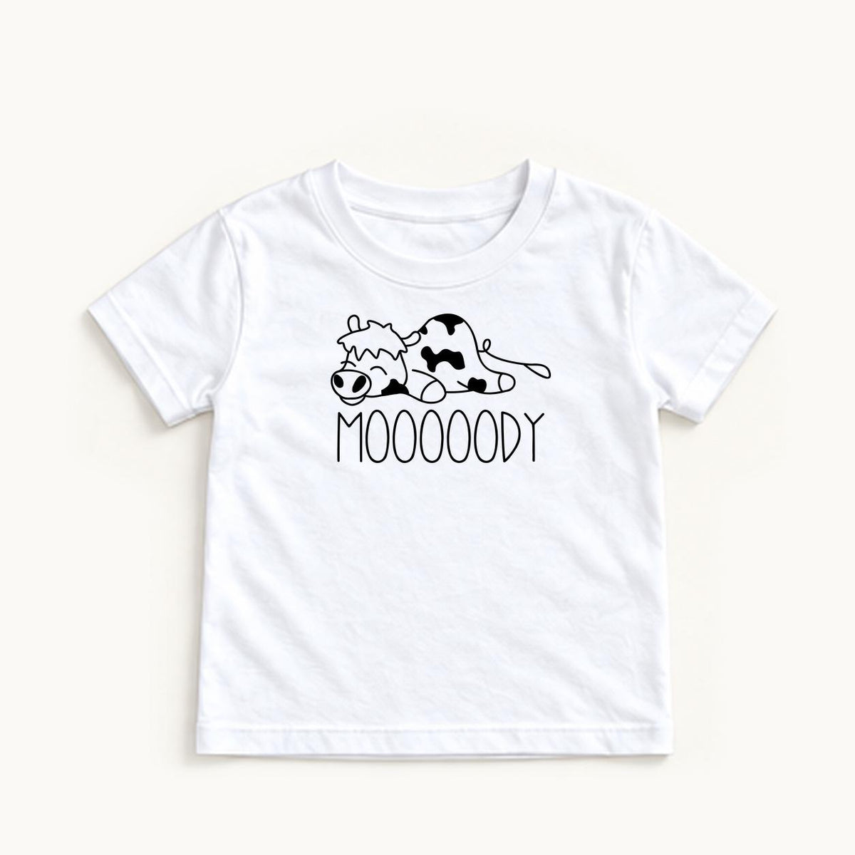 Moody Cow — garment mockup or size chart
