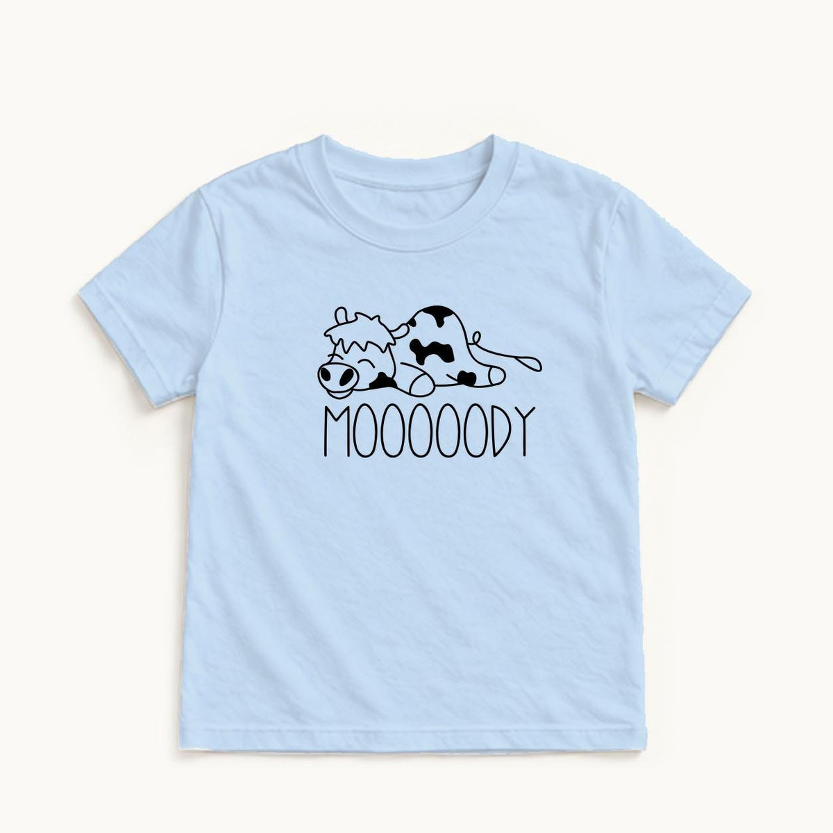 Moody Cow — garment mockup or size chart