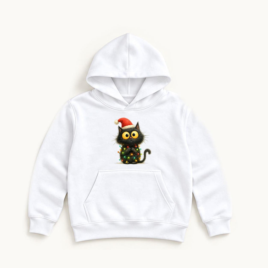 Christmas Lights Cat — garment mockup or size chart