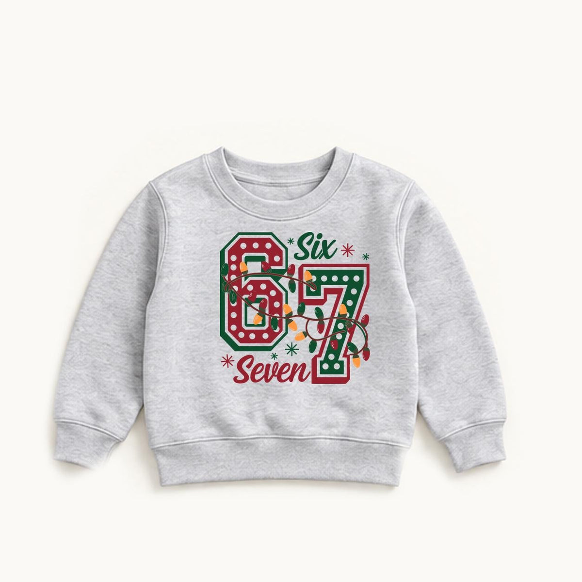 67 Six Seven Christmas — garment mockup or size chart
