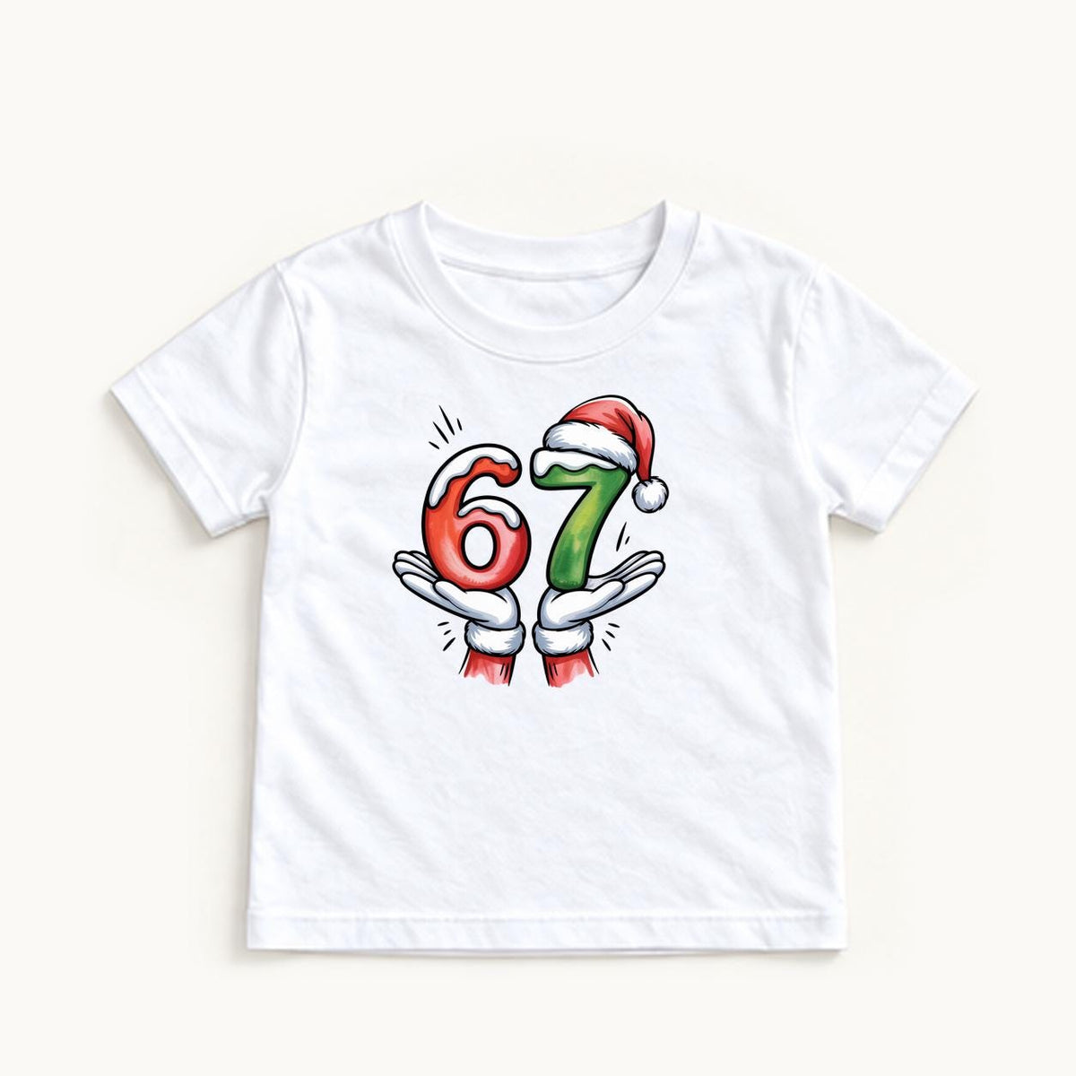 67 Six Seven Santa — garment mockup or size chart