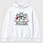 All Of The Otter Reindeer Three Friends — garment mockup or size chart