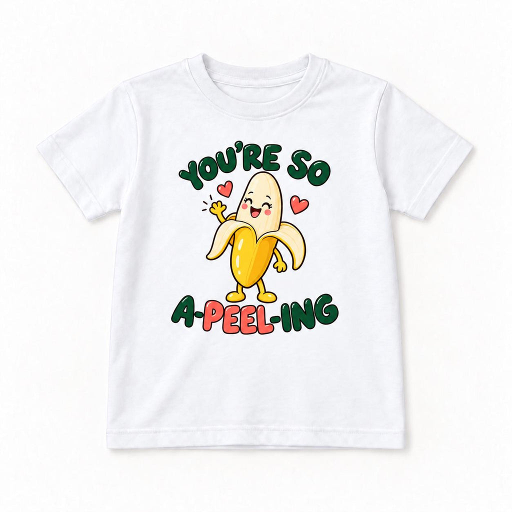 You're So A-Peel-Ing Banana — garment mockup or size chart