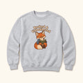Booked and Unbothered Fox — garment mockup or size chart
