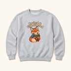 Booked and Unbothered Fox — garment mockup or size chart