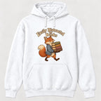 Easily Distracted By Books Fox — garment mockup or size chart