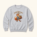Easily Distracted By Books Fox — garment mockup or size chart