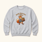 Easily Distracted By Books Fox — garment mockup or size chart