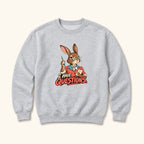 I Have Questions Rabbit — garment mockup or size chart