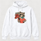 I'm Not The One Raccoon — garment mockup or size chart
