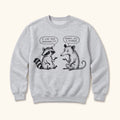 I Like Your Personality Raccoon Possum — garment mockup or size chart