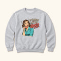 My Flabbers Have Been Gasted Retro Woman — garment mockup or size chart