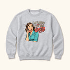 My Flabbers Have Been Gasted Retro Woman — garment mockup or size chart