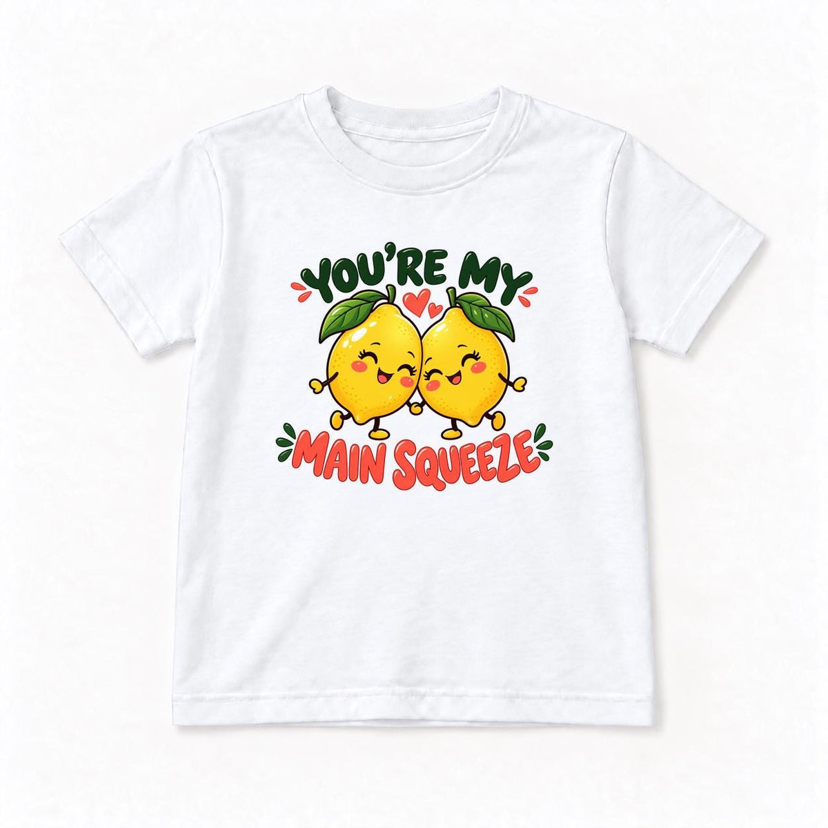 Youre My Main Squeeze Lemons — garment mockup or size chart