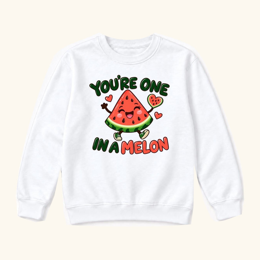 Youre One in a Melon Watermelon — garment mockup or size chart