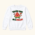 Youre One in a Melon Watermelon — garment mockup or size chart