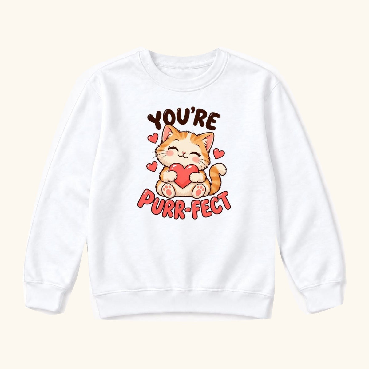 Youre Purr Fect Kitten — garment mockup or size chart