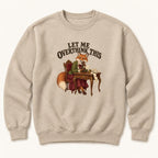 Let Me Overthink This Storybook Fox — garment mockup or size chart