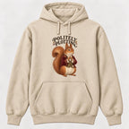 Politely Plotting Storybook Squirrel — garment mockup or size chart