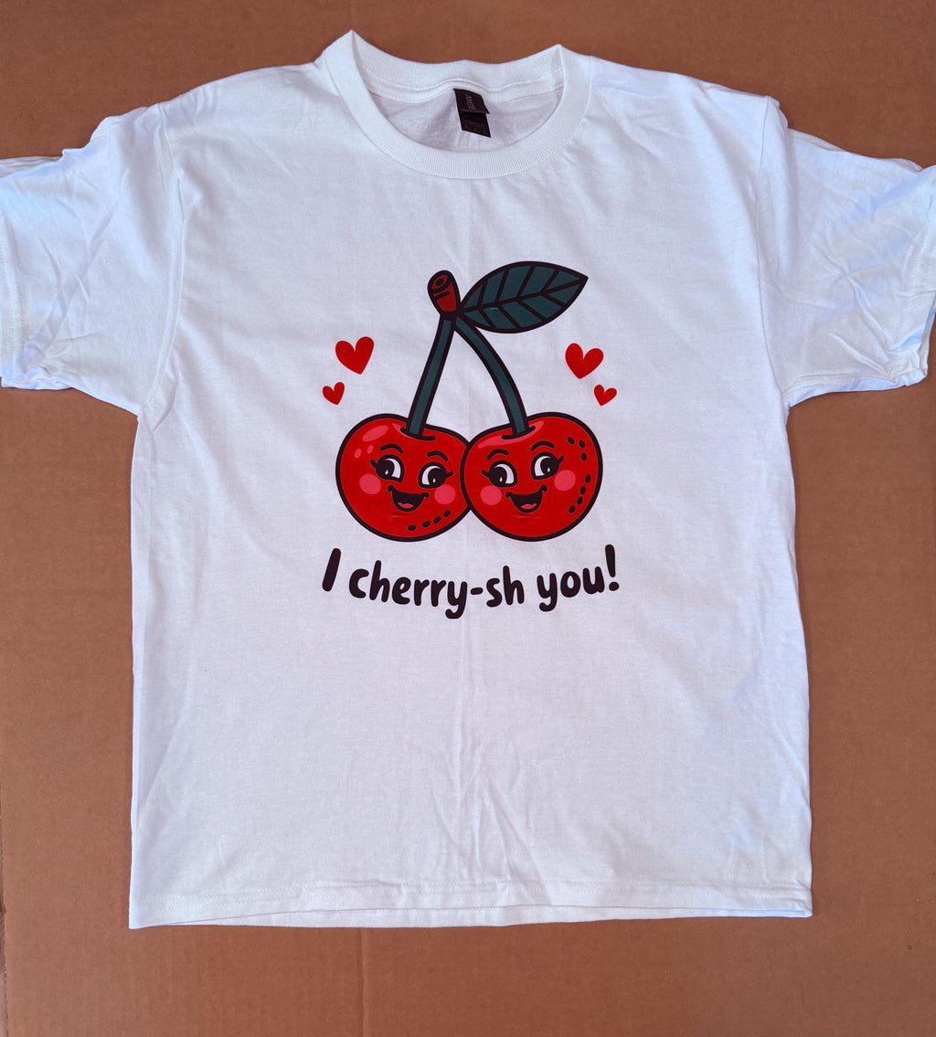 I Cherry-ish You — garment mockup or size chart