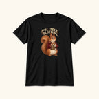Politely Plotting Storybook Squirrel — garment mockup or size chart